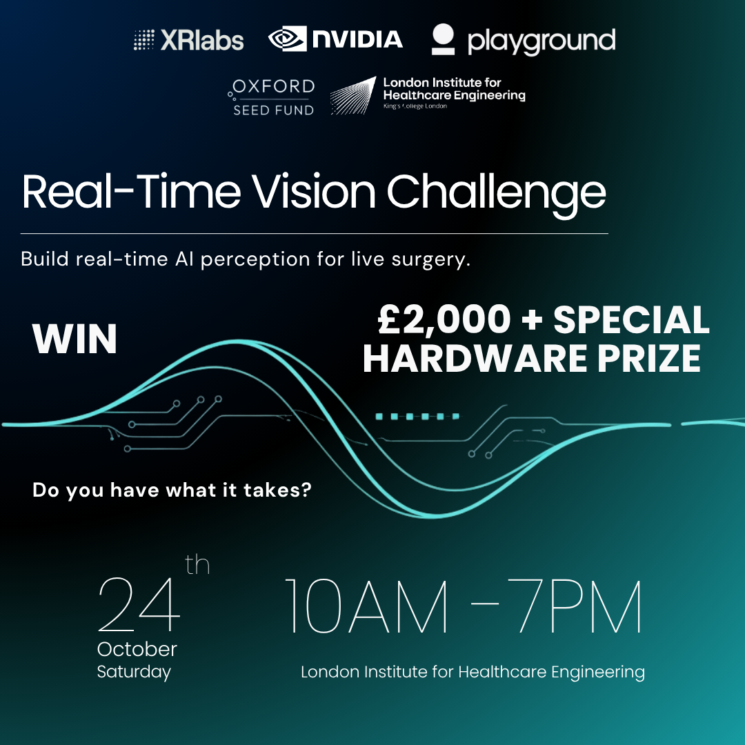 Real-Time Vision Challenge with XRlabs - NVIDIA x Playground x Oxford Seed Fund