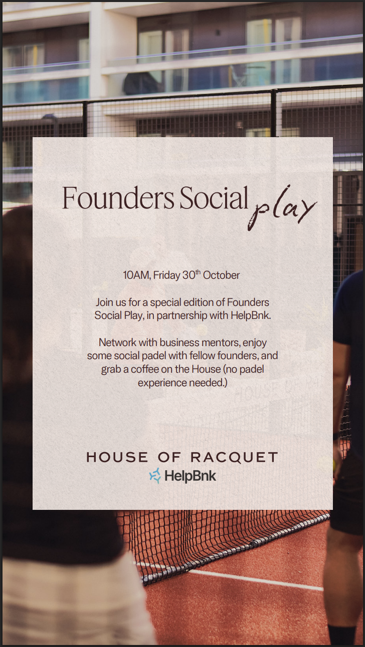 Founders Social | HelpBnk x House of Racquet