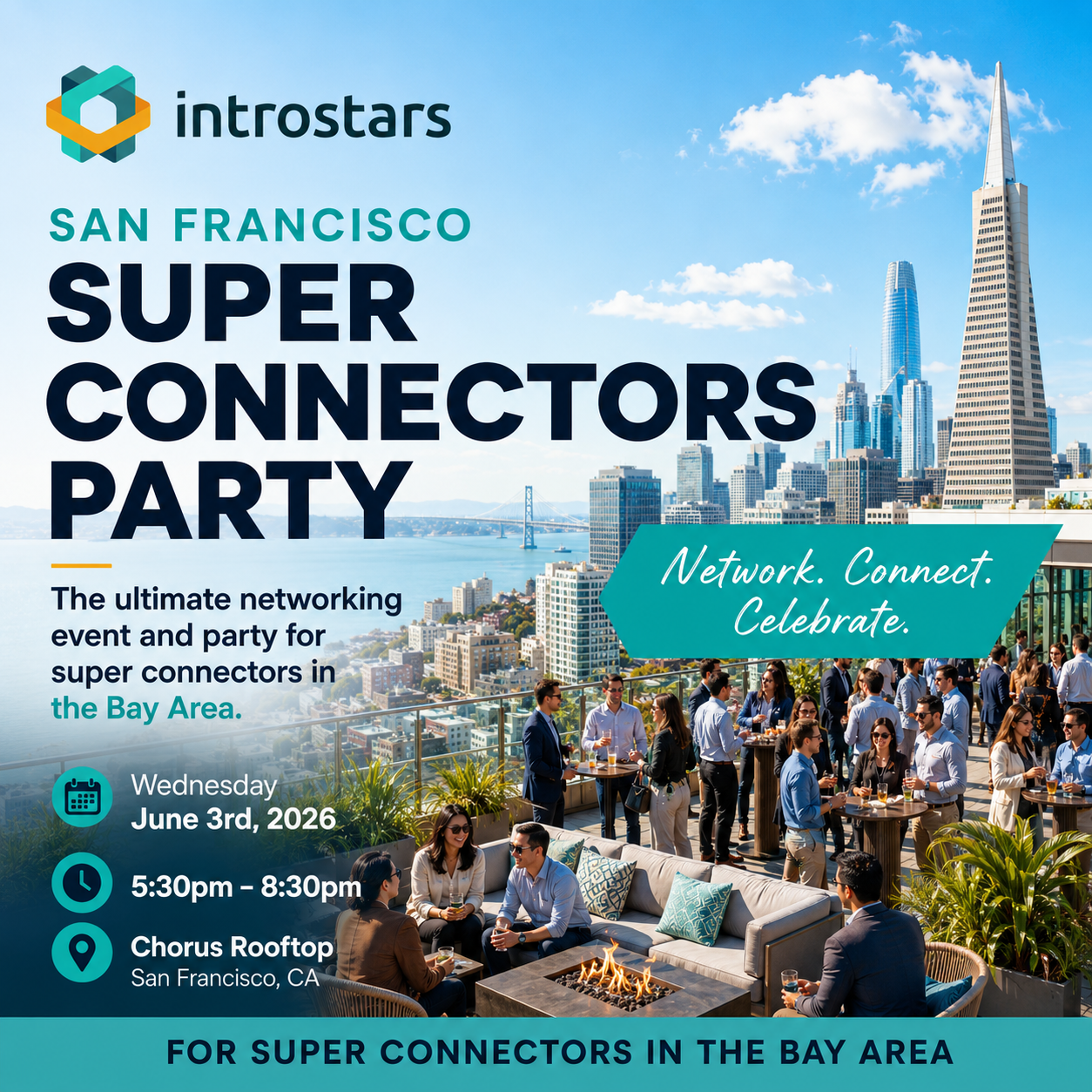 Cover art for #Introstars San Francisco Launch Party @ Chorus Rooftop — Chorus San Francisco Apartments