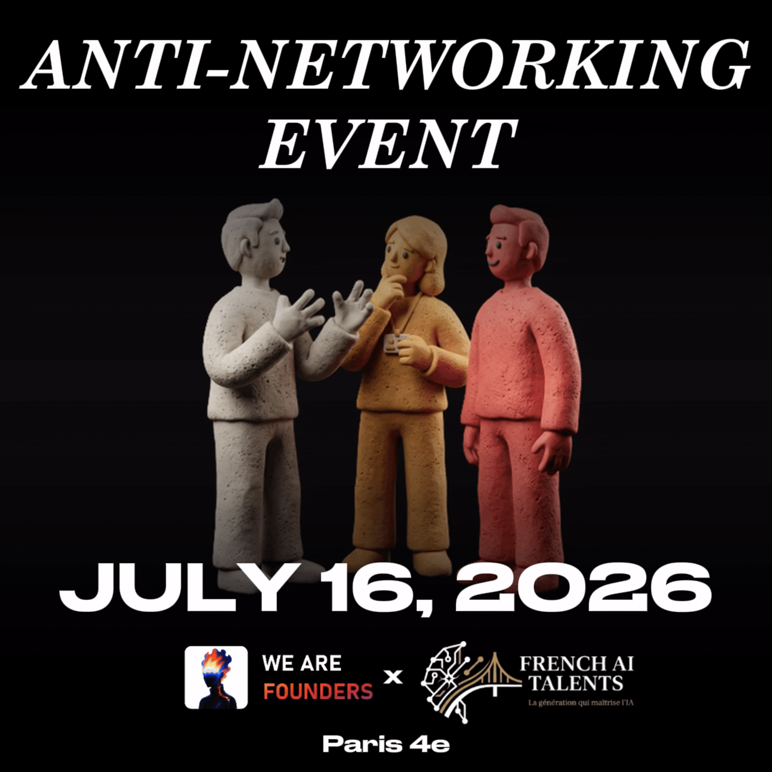 Anti-networking event for Founders and AI enthusiasts