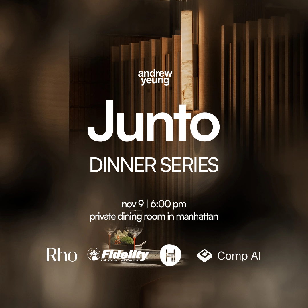 Junto Founder Dinner (Hosted by Andrew & Friends)