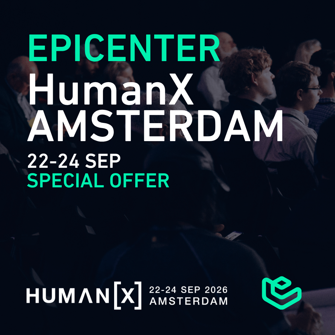 Epicenter attending HumanX Amsterdam: Special Offer