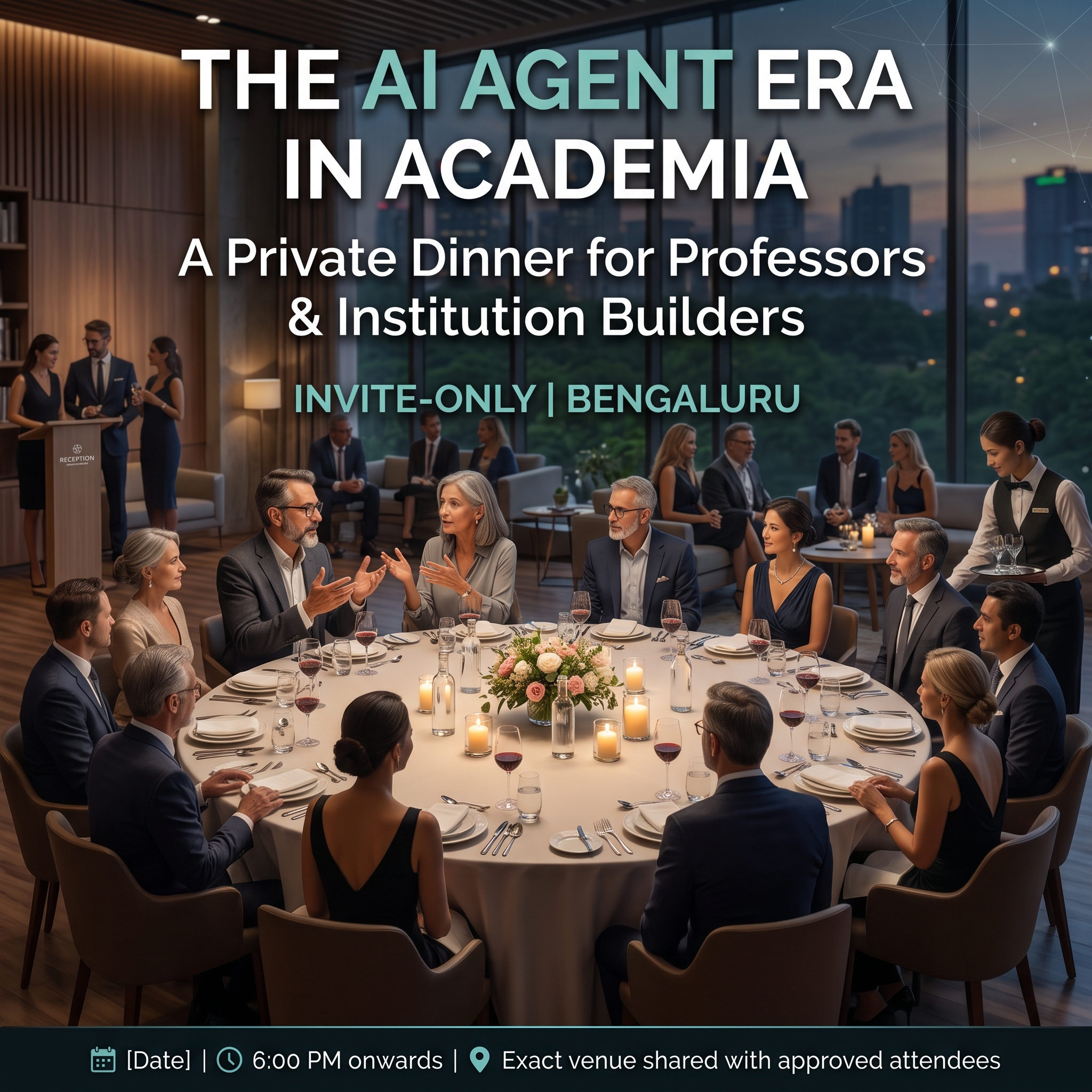 The AI Agent Era in Academia: A Private Dinner for Professors & Institution Builders