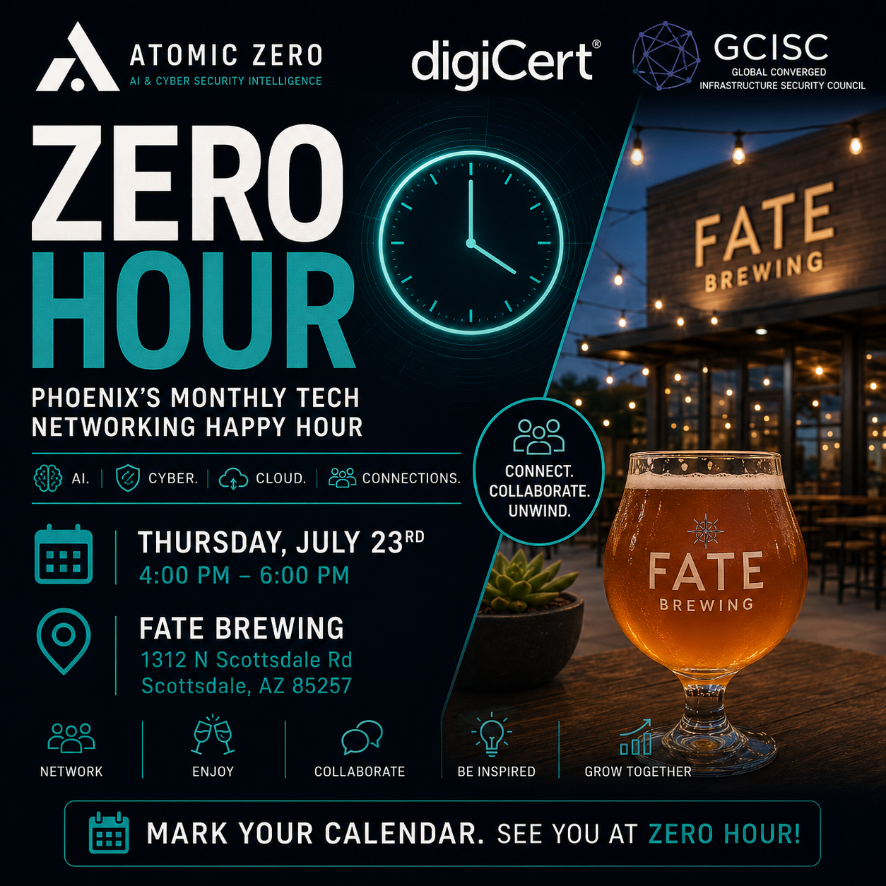 Hora Cero | Happy Hour Mensual de Tecnología en Phoenix