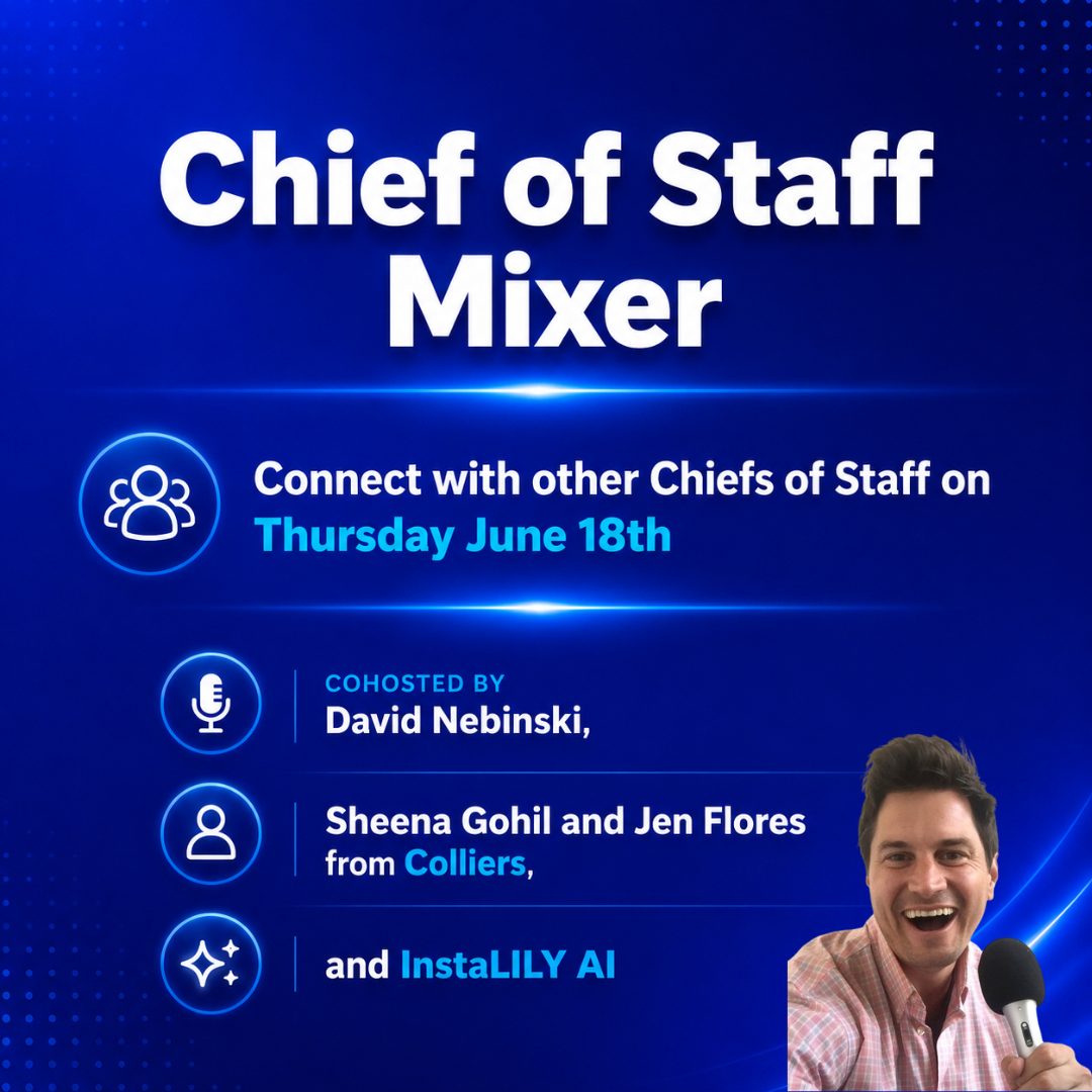 Cover art for #Chiefs of Staff and AI (Thurs June 18) — New York, NY