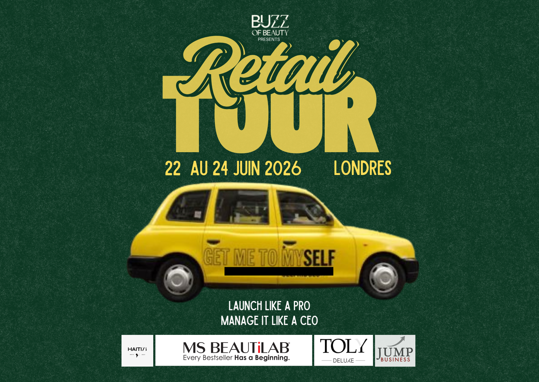 Cover art for #BUZZ OF BEAUTY edition RETAIL TOUR Sponsored by MS BEAUTILAB and TOLY — London, United Kingdom