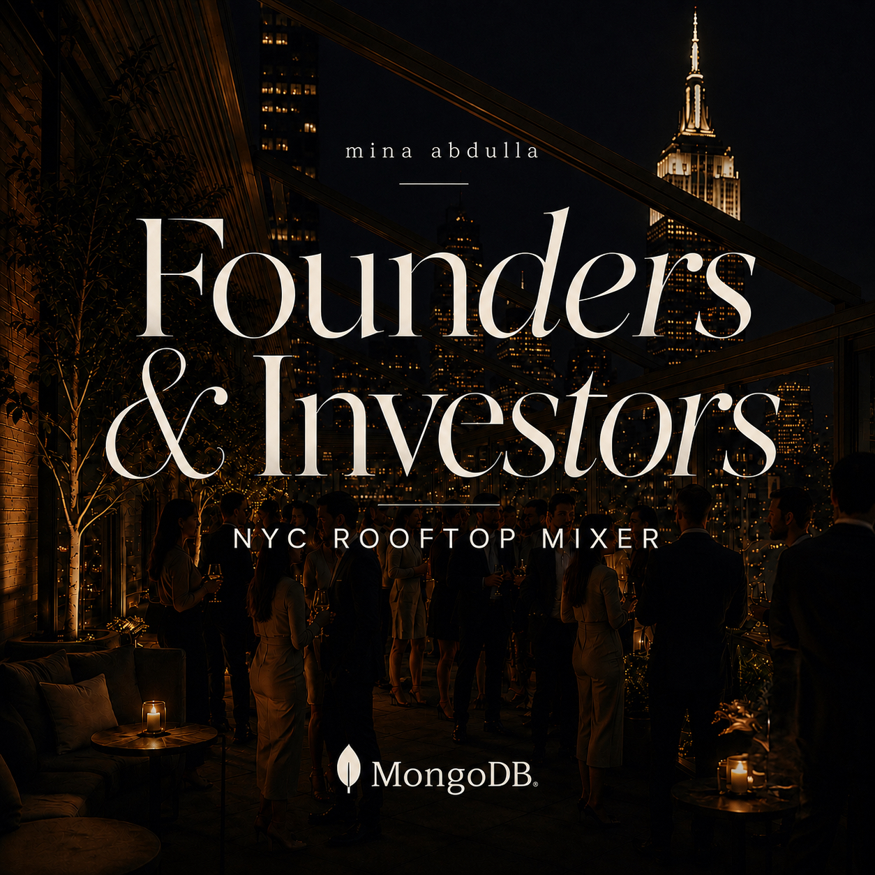 Mixer en Azoteas para Fundadores e Inversores en NYC