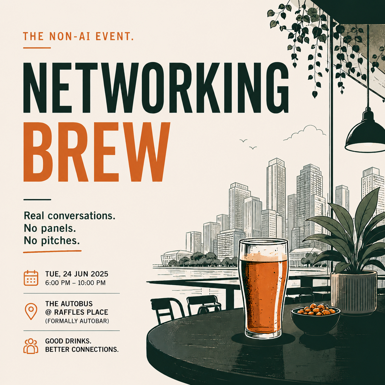 Cover art for #Networking Brew (Business & Connections) — Singapore