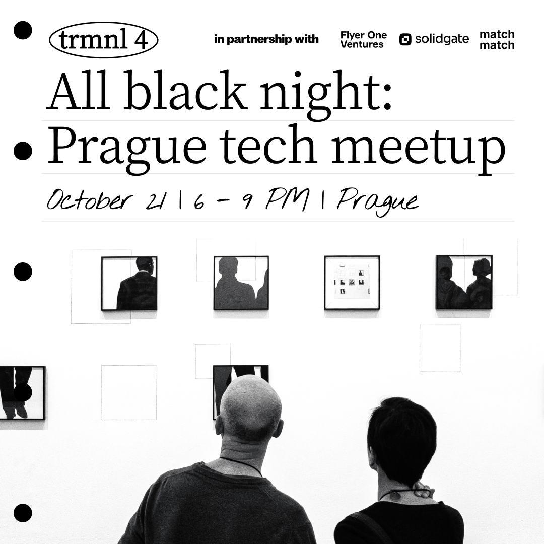 All black night: Prague tech meetup