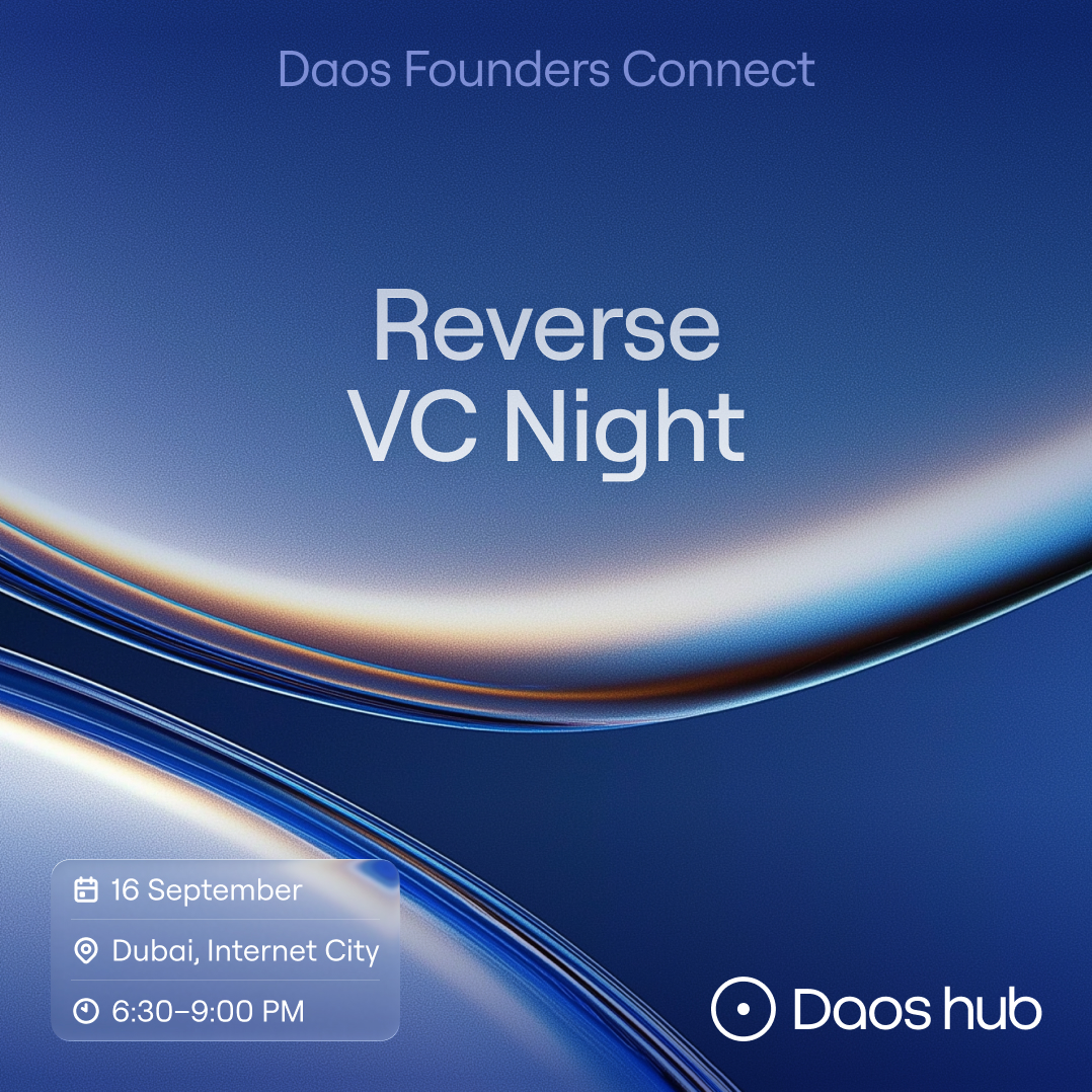 Daos Founders Connect: Reverse VC Pitch Night