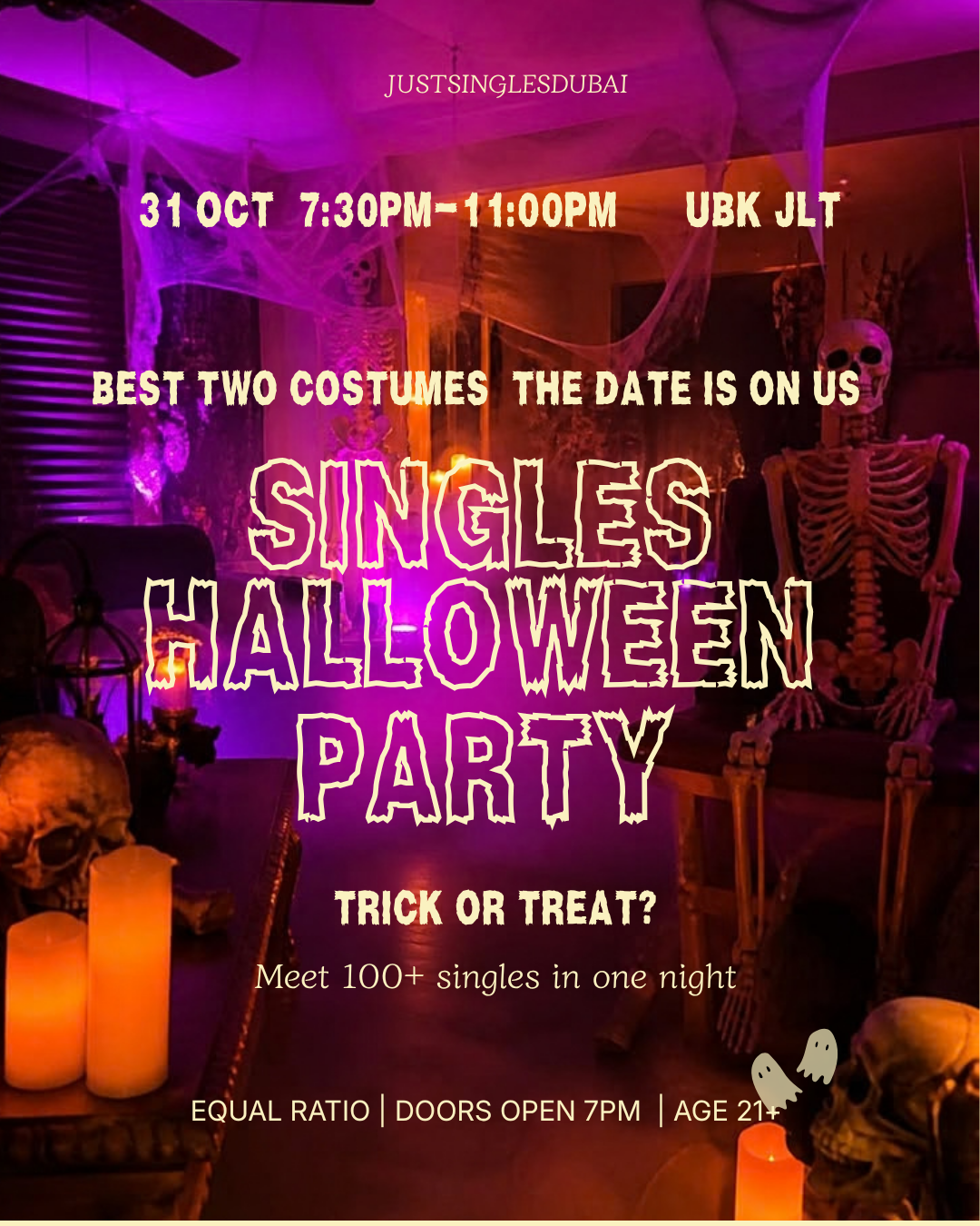 HALLOWEEN MIXER | URBAN KITCHEN JLT — Just Singles Dubai event