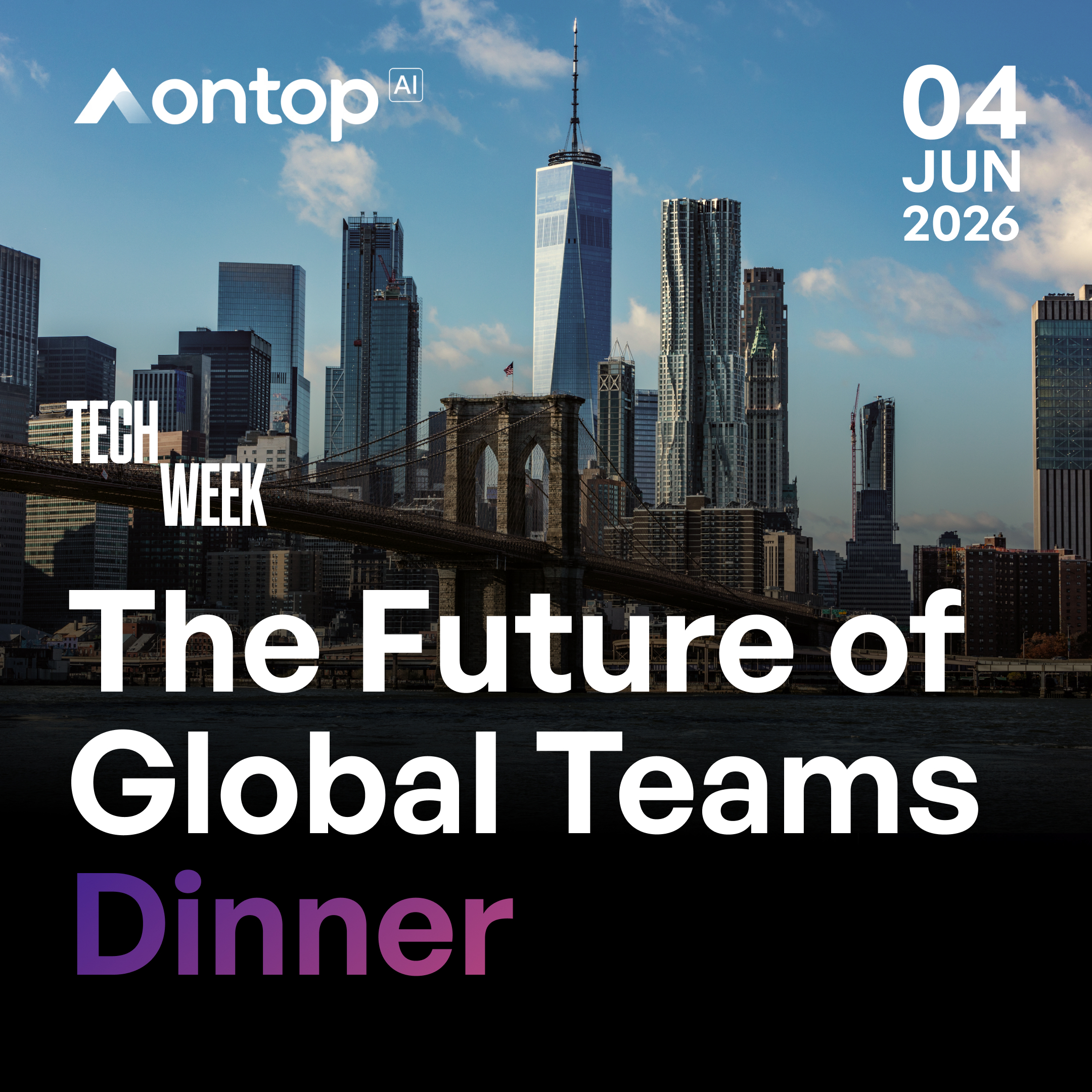 Cover art for #The Future of Global Teams Dinner — New York, NY