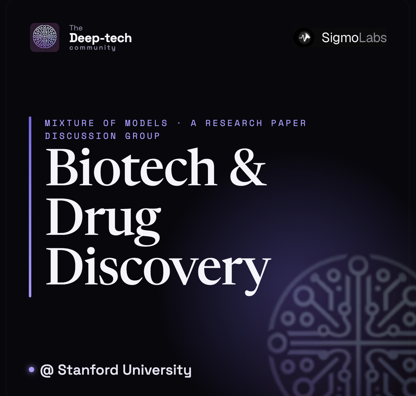 Mixture of Models: Biotech & Drug Discovery