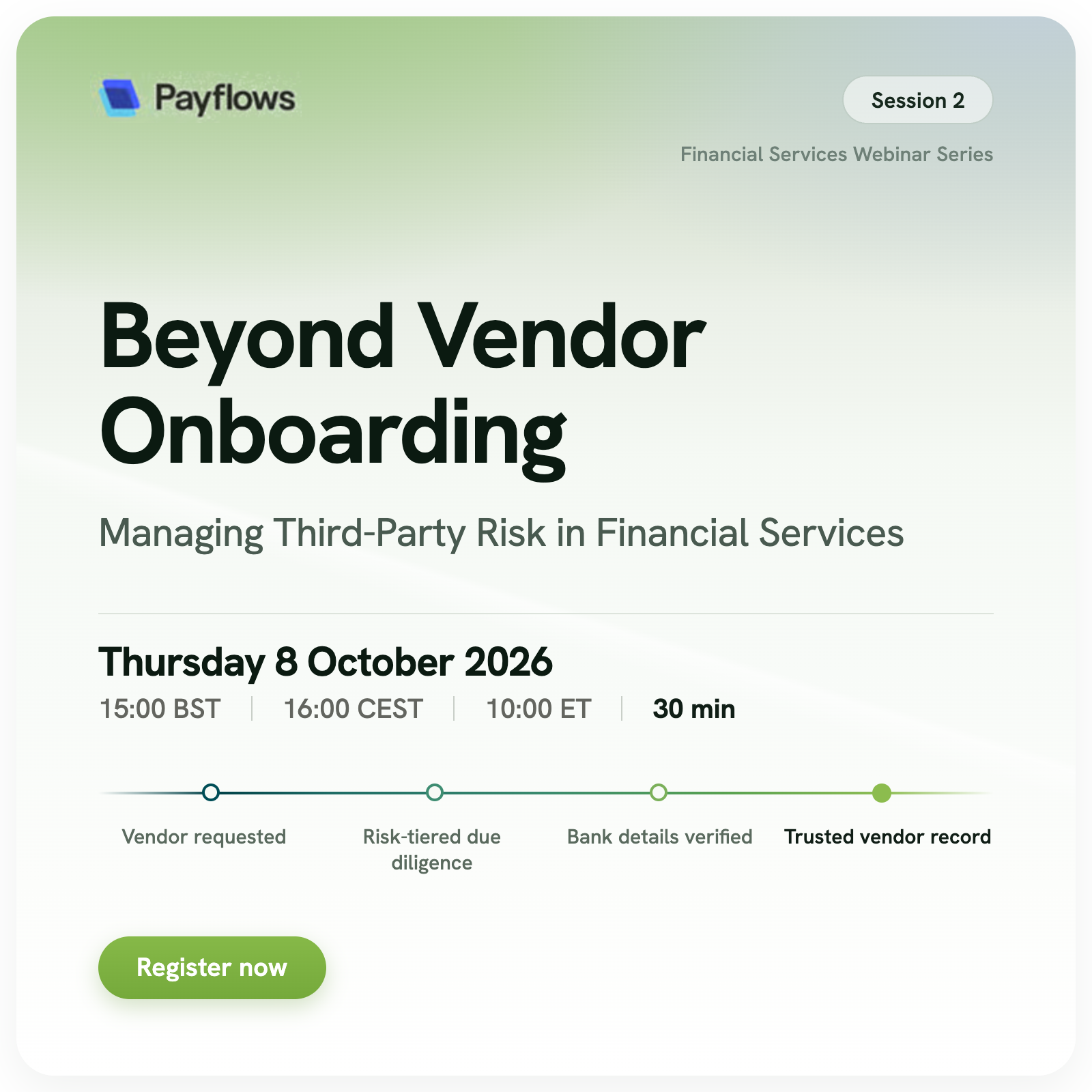 Beyond Vendor Onboarding: Managing Third-Party Risk in Financial Services