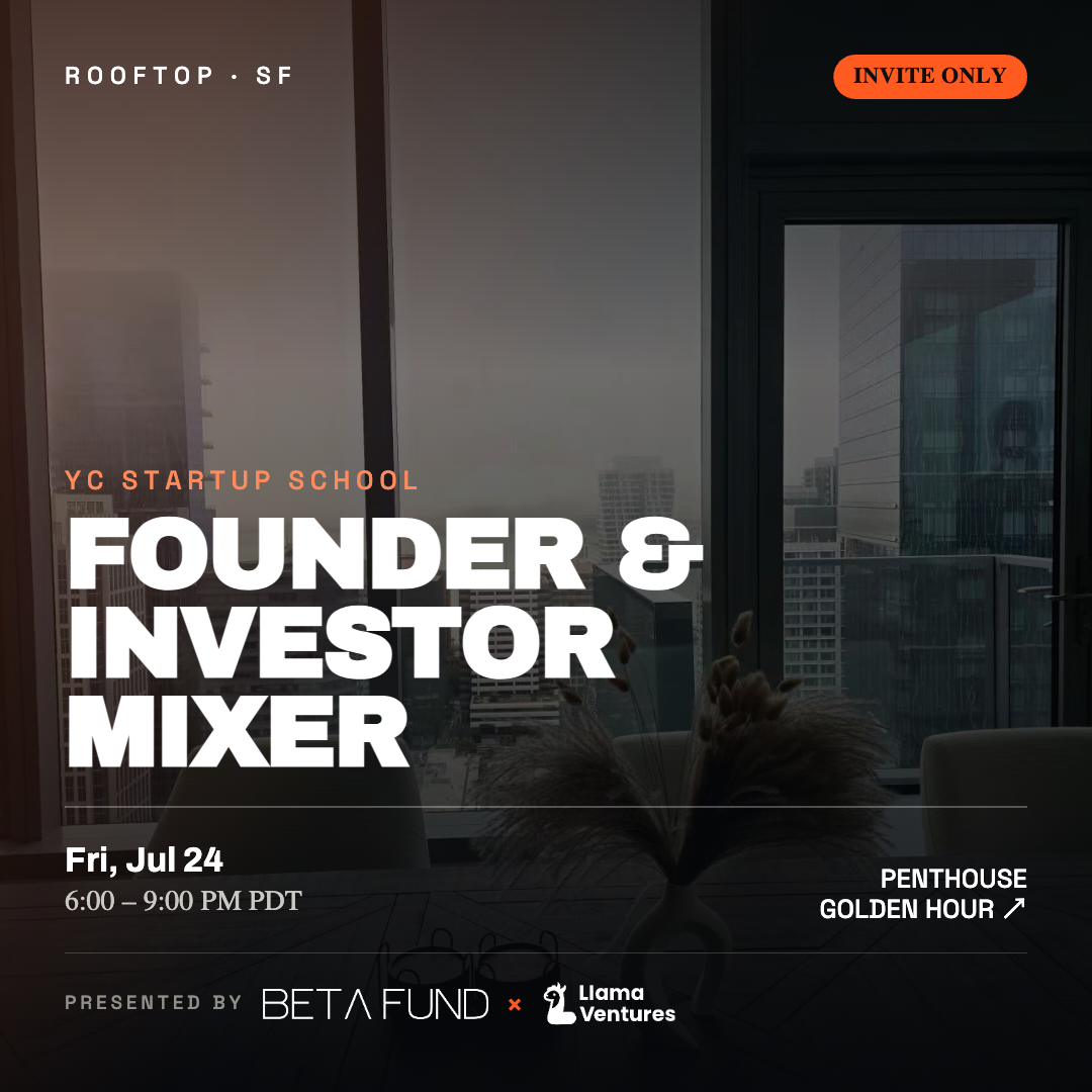YC Startup School Founder & Investor Mixer