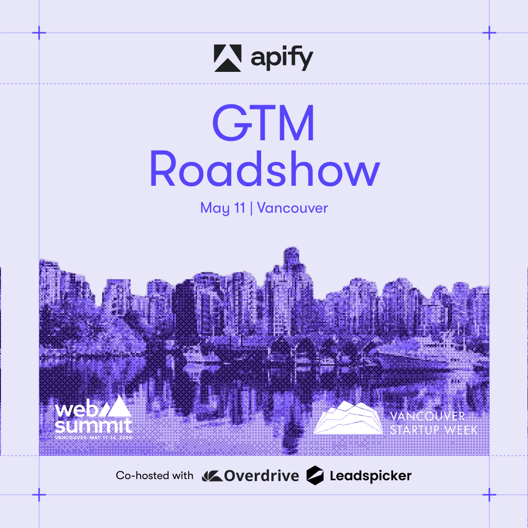 Apify Roadshow: Building GTM AI Agents @ Web Summit