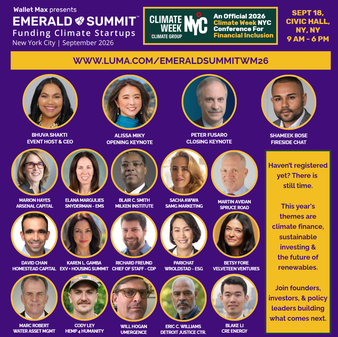 Wallet Max Emerald Summit: Sustainability & AI for Business