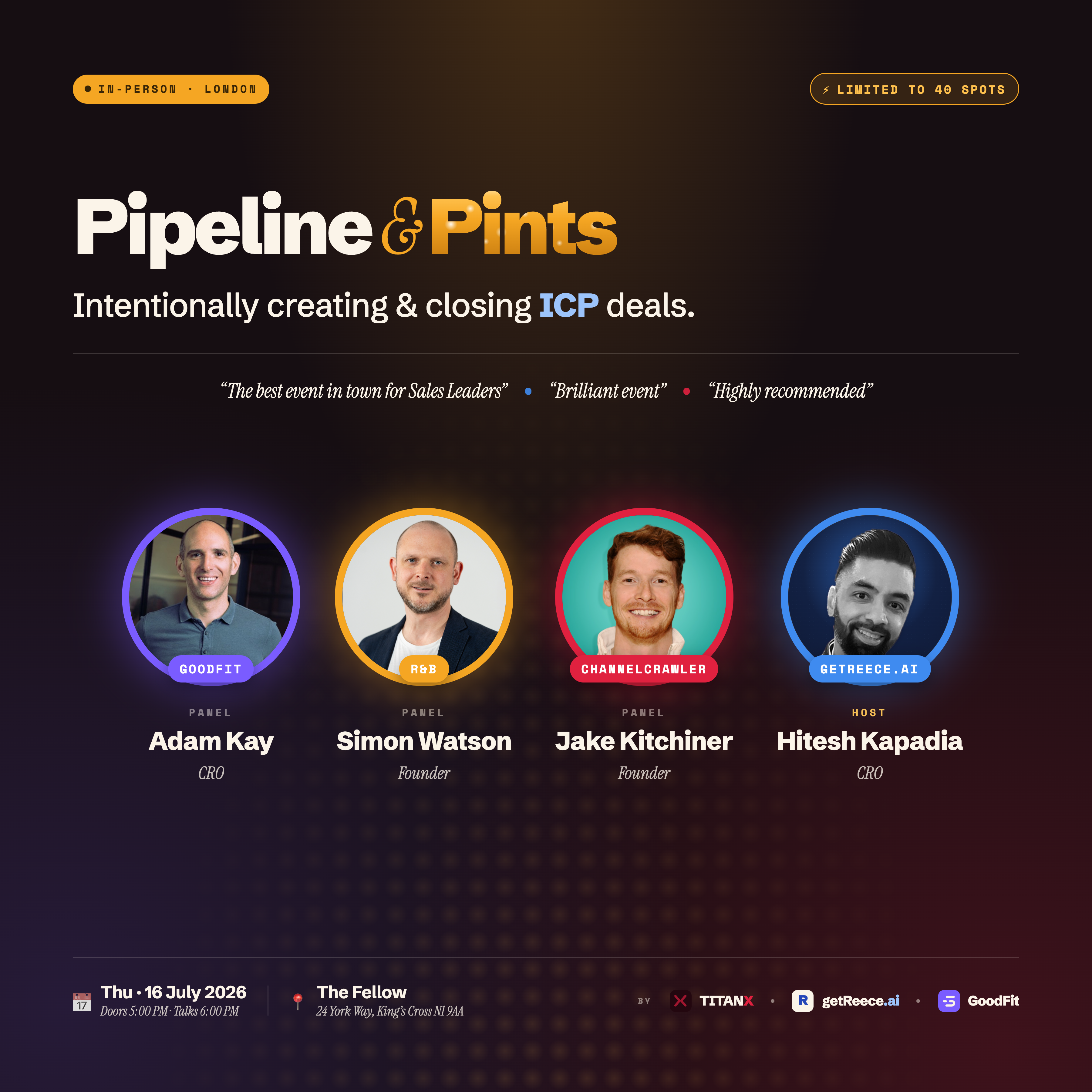 Intentionally creating & closing ICP deals | Pipeline and Pints Series Episode 3