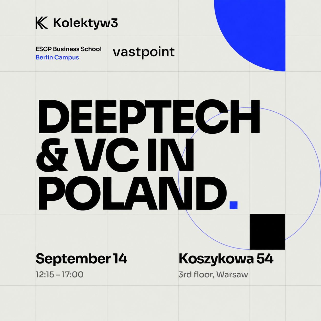 Deeptech & VC in Poland, ESCP Berlin × Kolektyw3