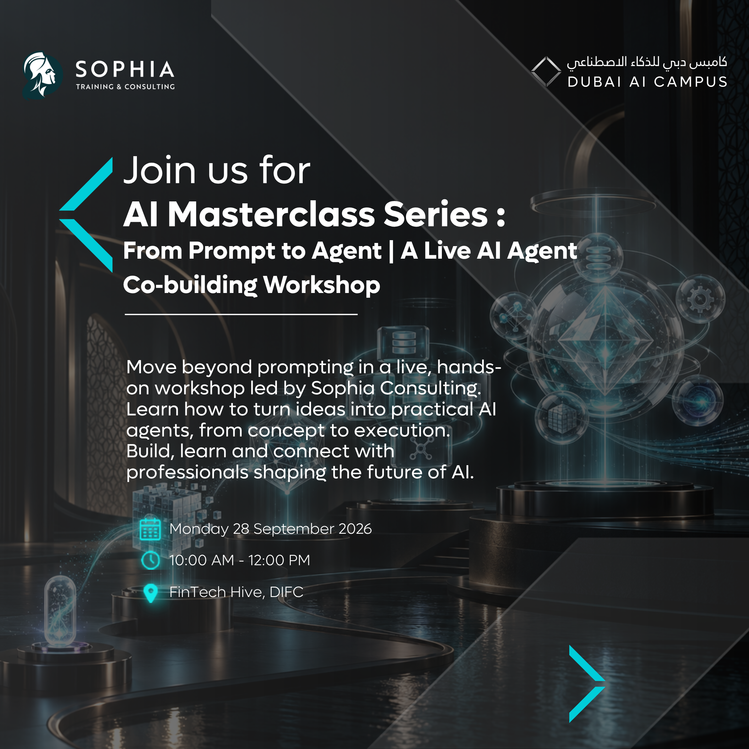 AI Masterclass Series: From Prompt to Agent | A Live AI Agent Co‑building Workshop