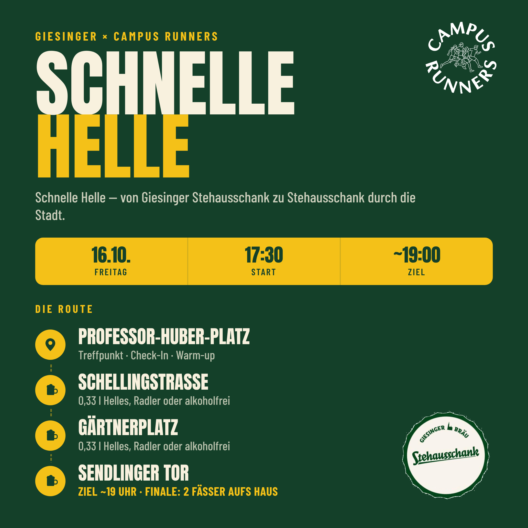SCHNELLE HELLE CR x Giesinger