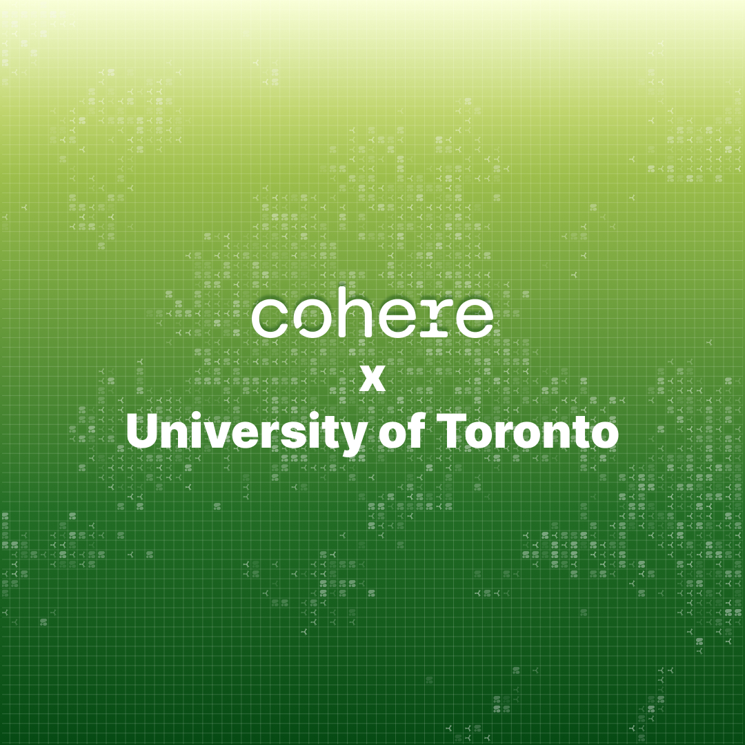 Cohere @ UofT: AMA with Aidan Gomez