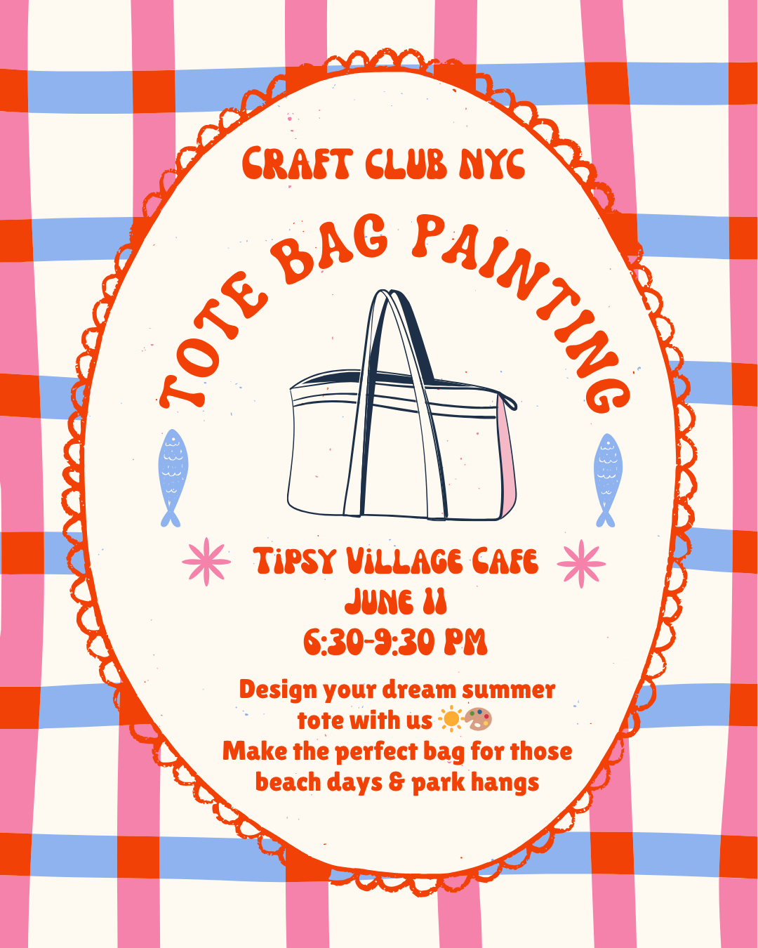 Cover art for #SUMMER TOTE PAINTING — Tipsy Village