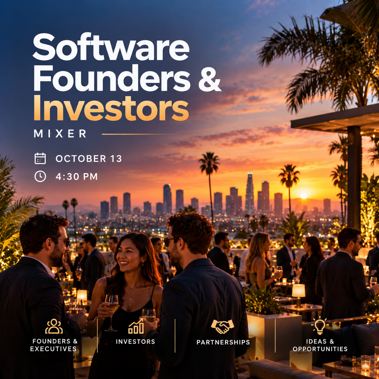 Software Founders & Investors — LA Rooftop Mixer