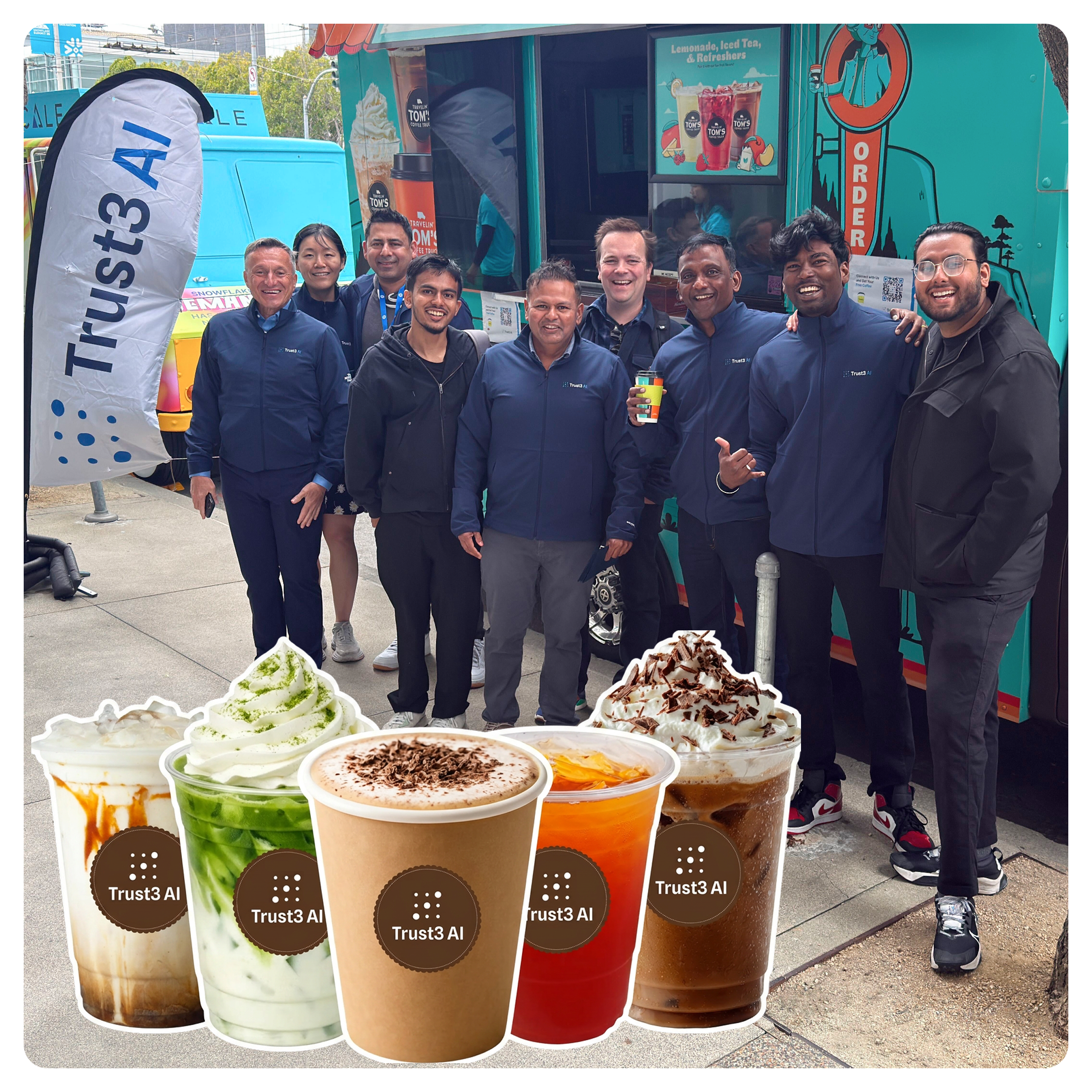 Cover art for #Free Gourmet Coffee & Refreshers with Trust3 AI Team — Moscone Center
