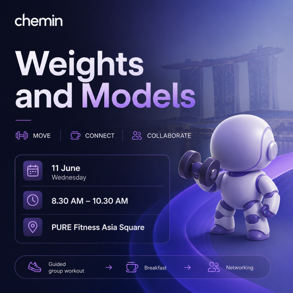 Cover art for #Weights and Models with Chemin AI — Singapore
