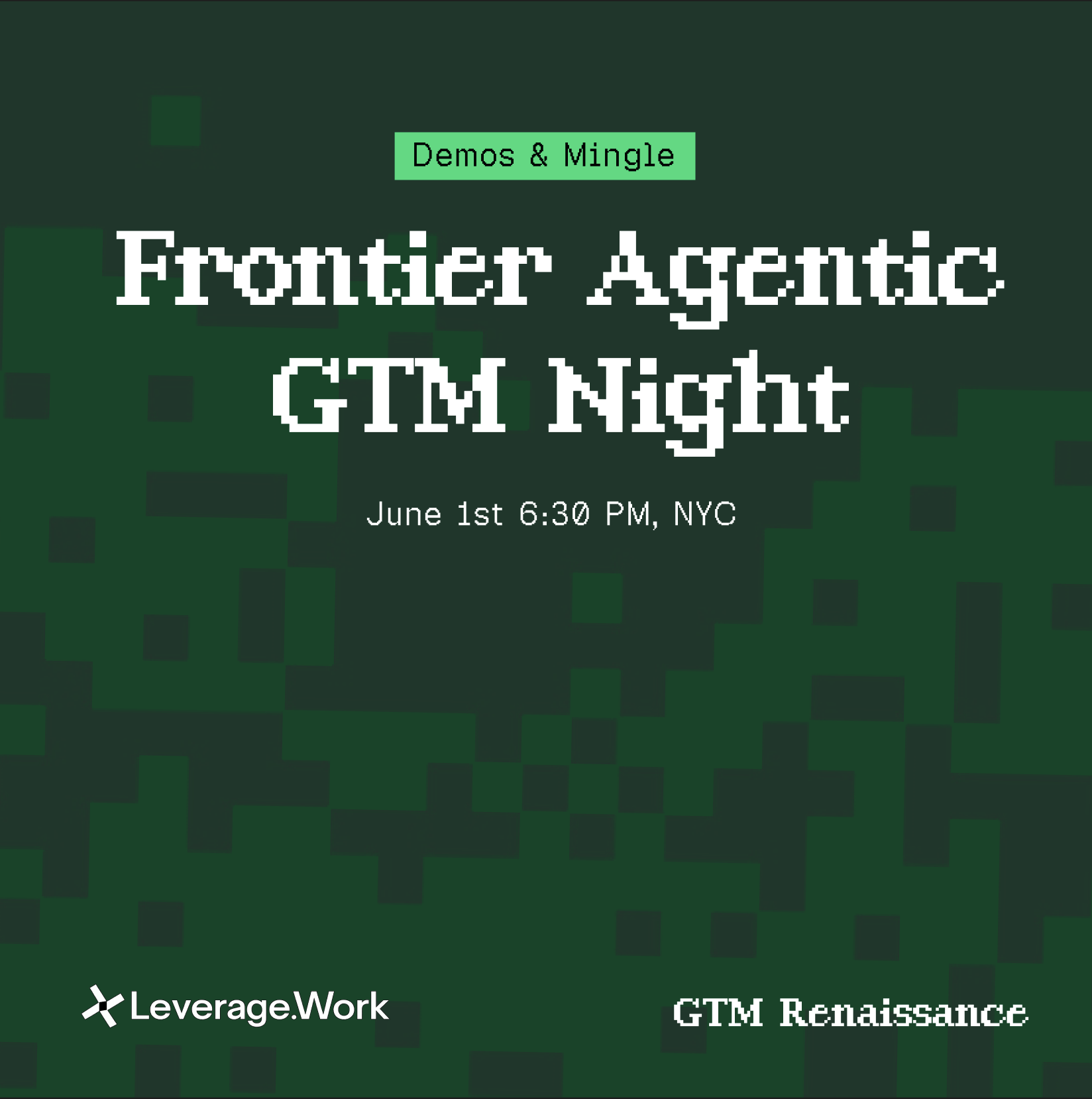 Cover art for #Frontier Agentic GTM Night (Demos & Mingle) — New York, NY