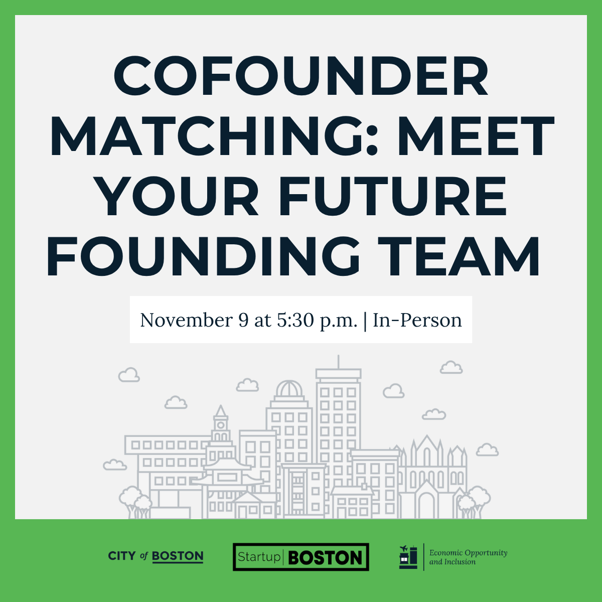 Cofounder Matching: Meet Your Future Founding Team