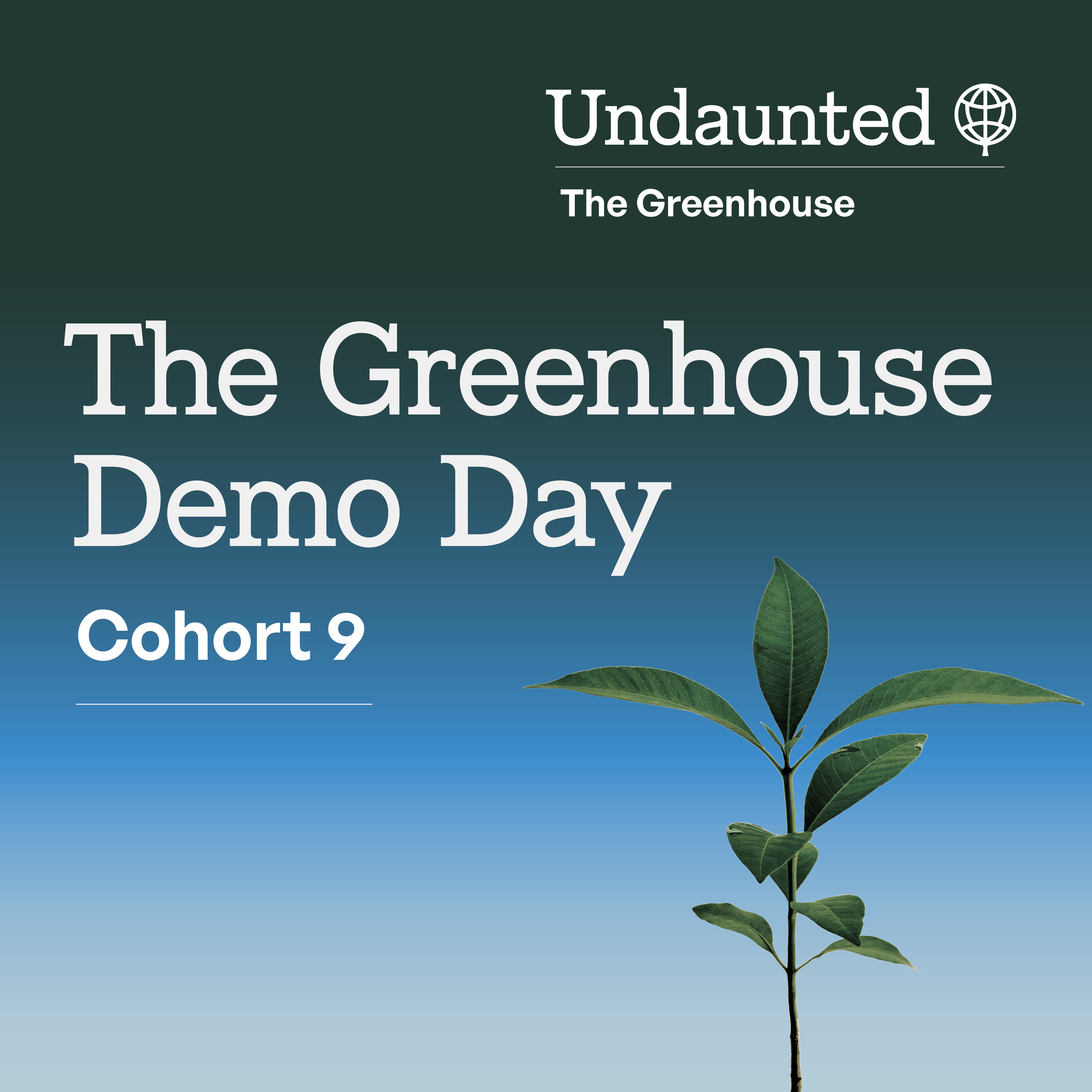 The Greenhouse ClimateTech Demo Day Cohort 9