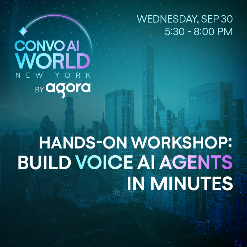 NYC Workshop: Build Voice AI Agents in Minutes