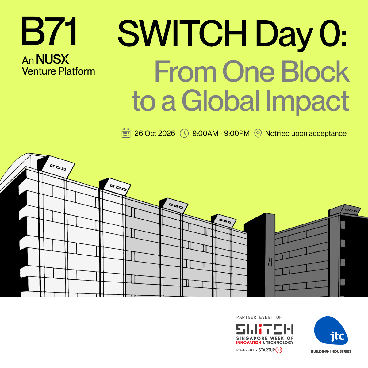 SWITCH Day 0: From One Block to Global Impact