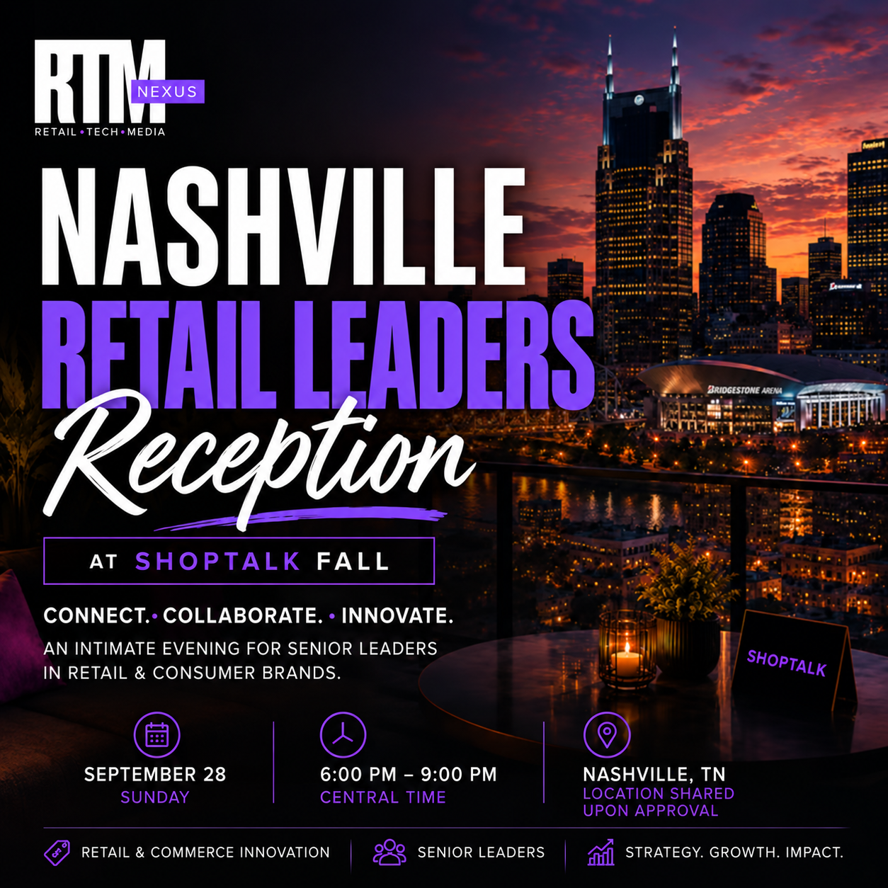 Nashville Retail Leaders Reception at Shoptalk Fall