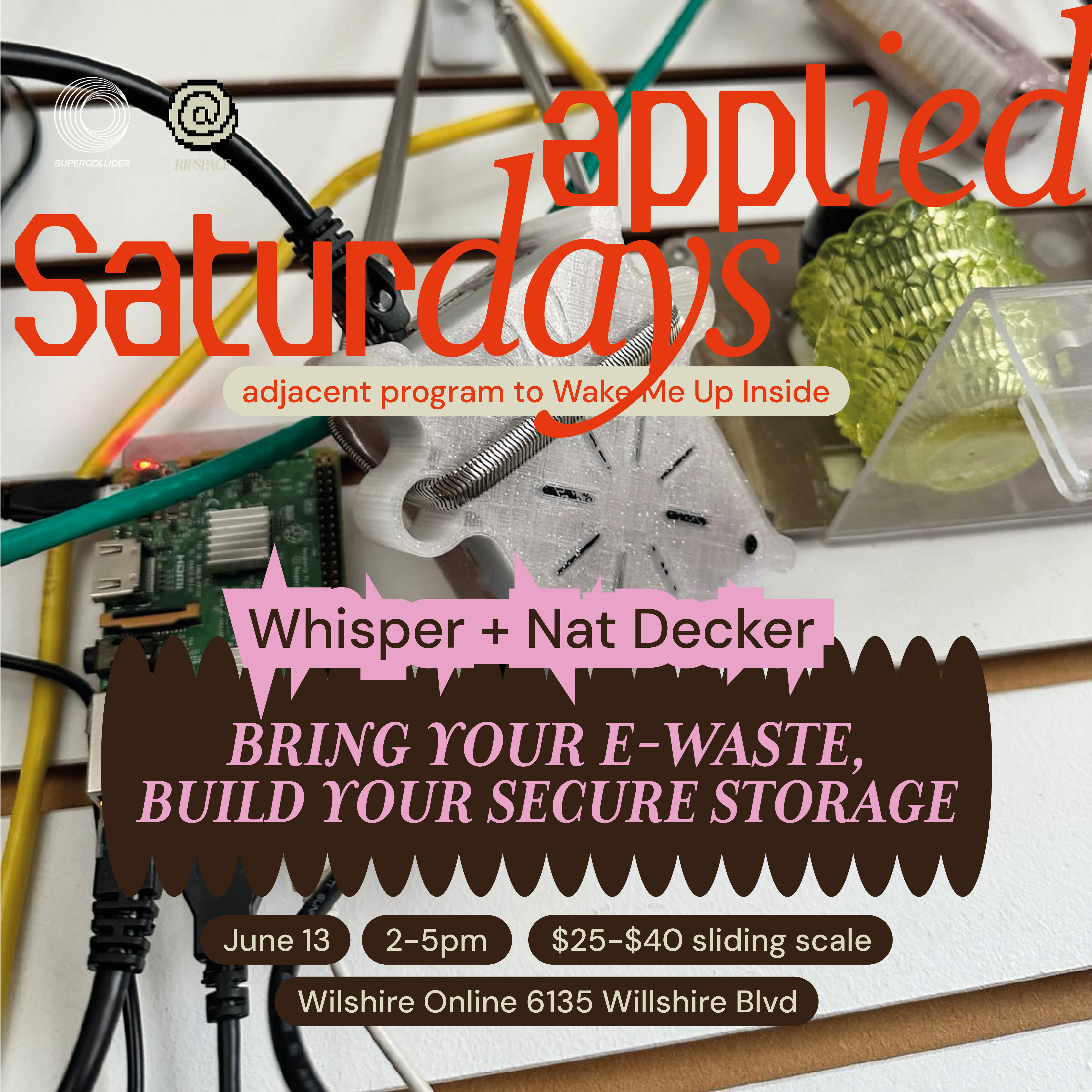 Bring Your e-Waste, Build Your Secure Storage with Whisper + Nat Decker (Secret Server Club)