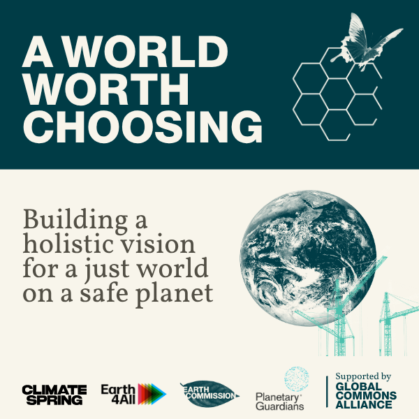 A World Worth Choosing - Building a Holistic Vision for a Safe and Just Future