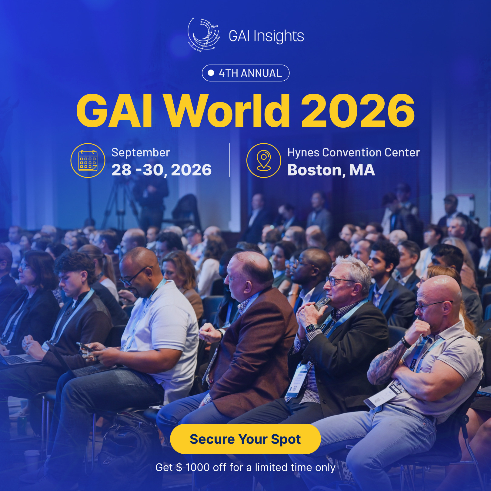 Réservez la date : GAI World 2026