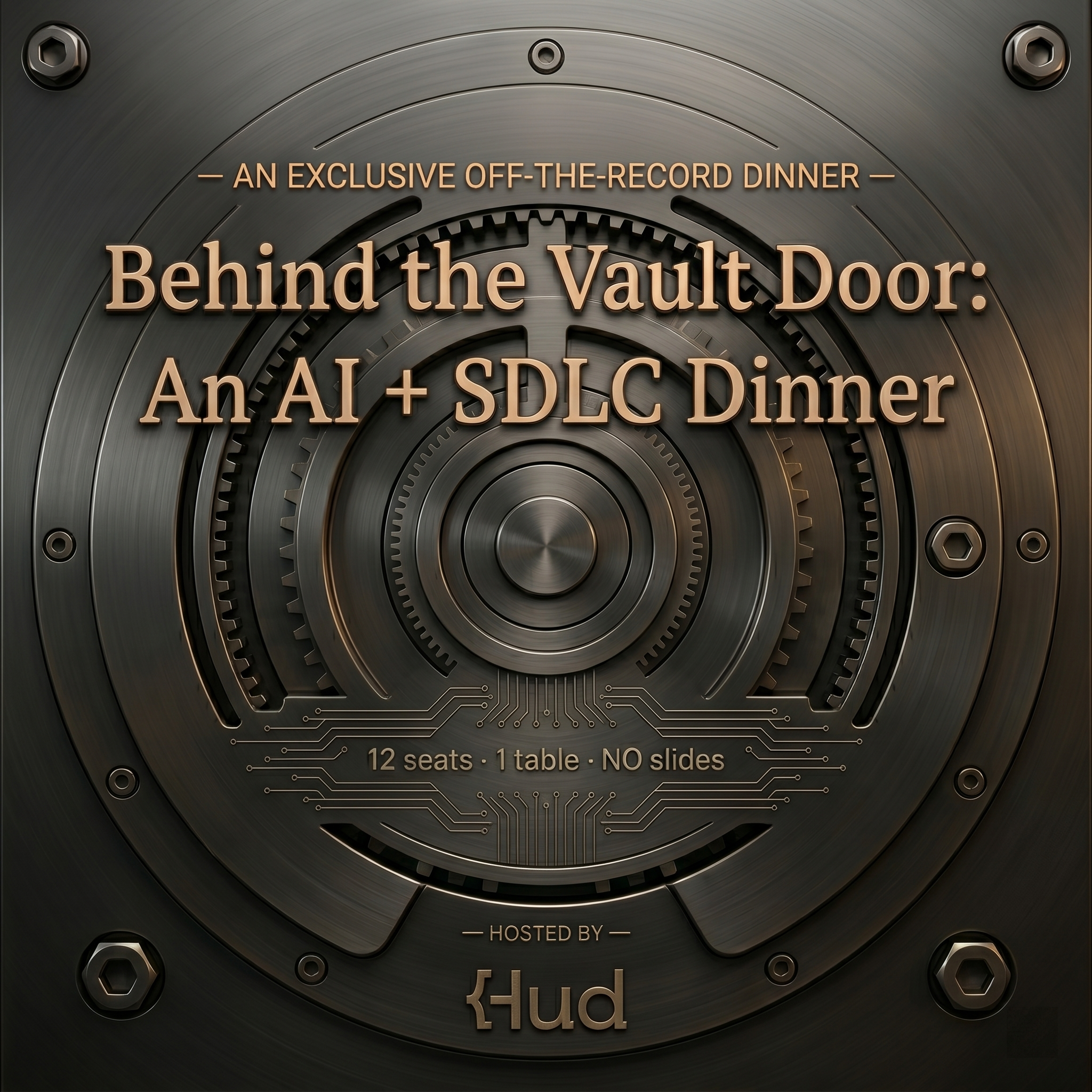 Cover art for #Behind the Vault Door: An AI + SDLC Dinner — Andiamo in Banca