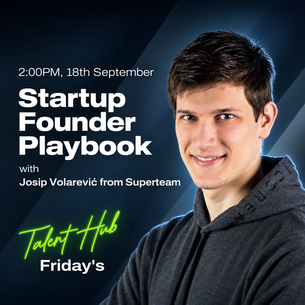 Startup Founder Playbook feat. Josip Volarević | Talent Hub