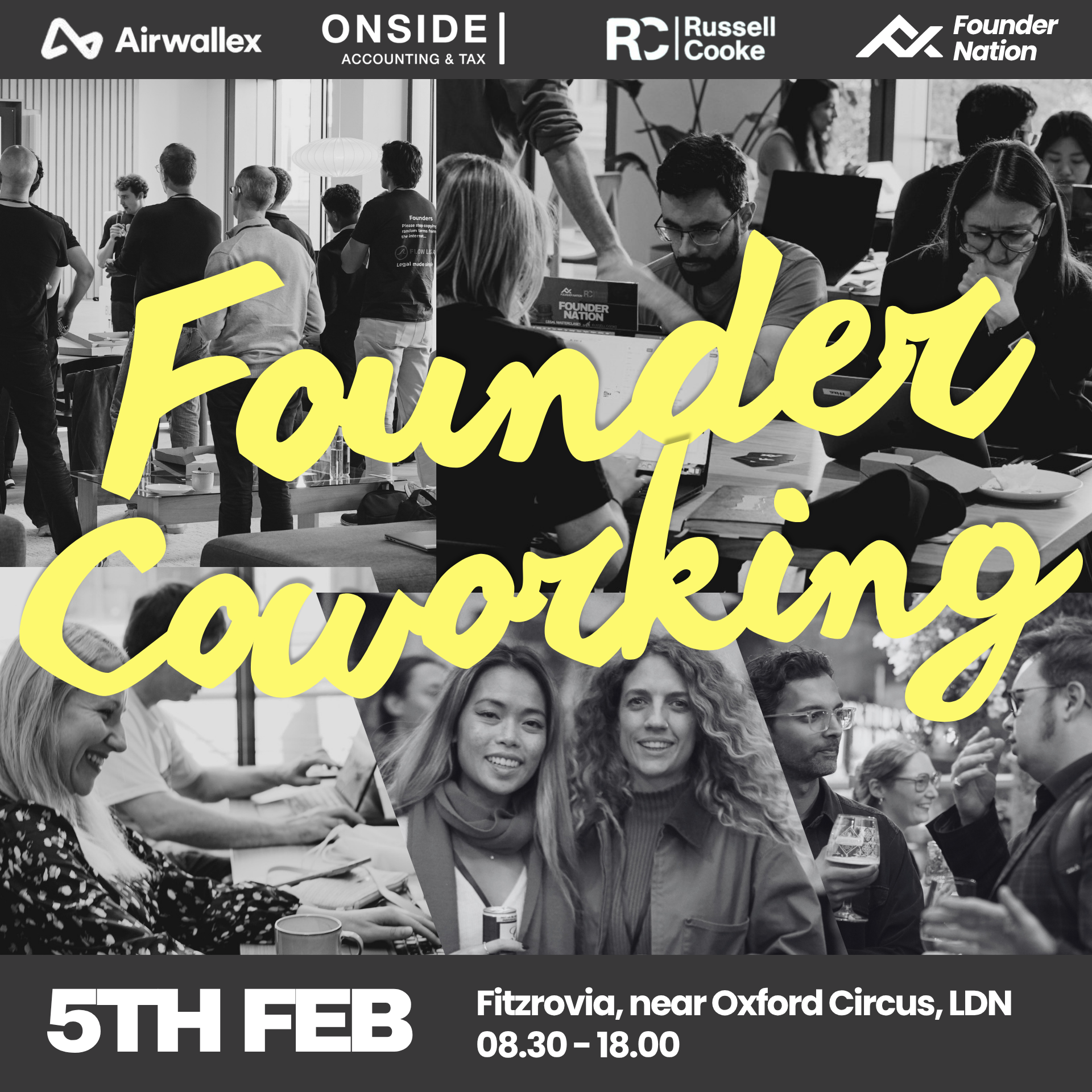 Founder Nation: Co-working & Advisory Board Day - London - Come Build Together