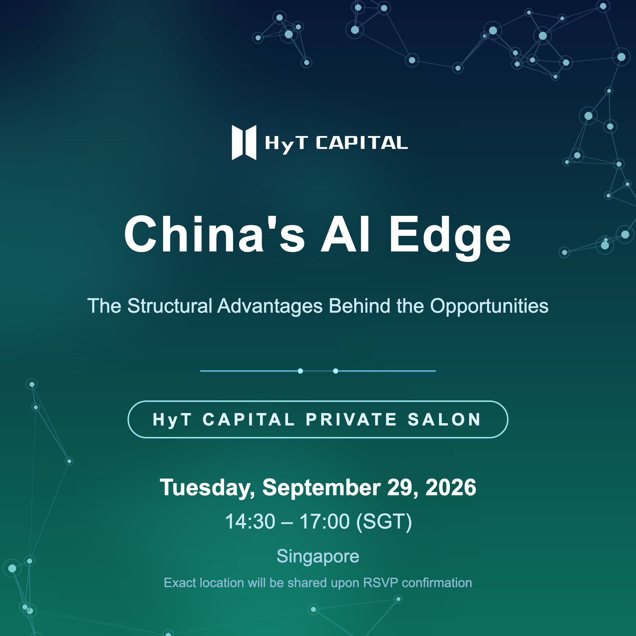 Salão Privado da HyT Capital: A Vantagem da China em IA