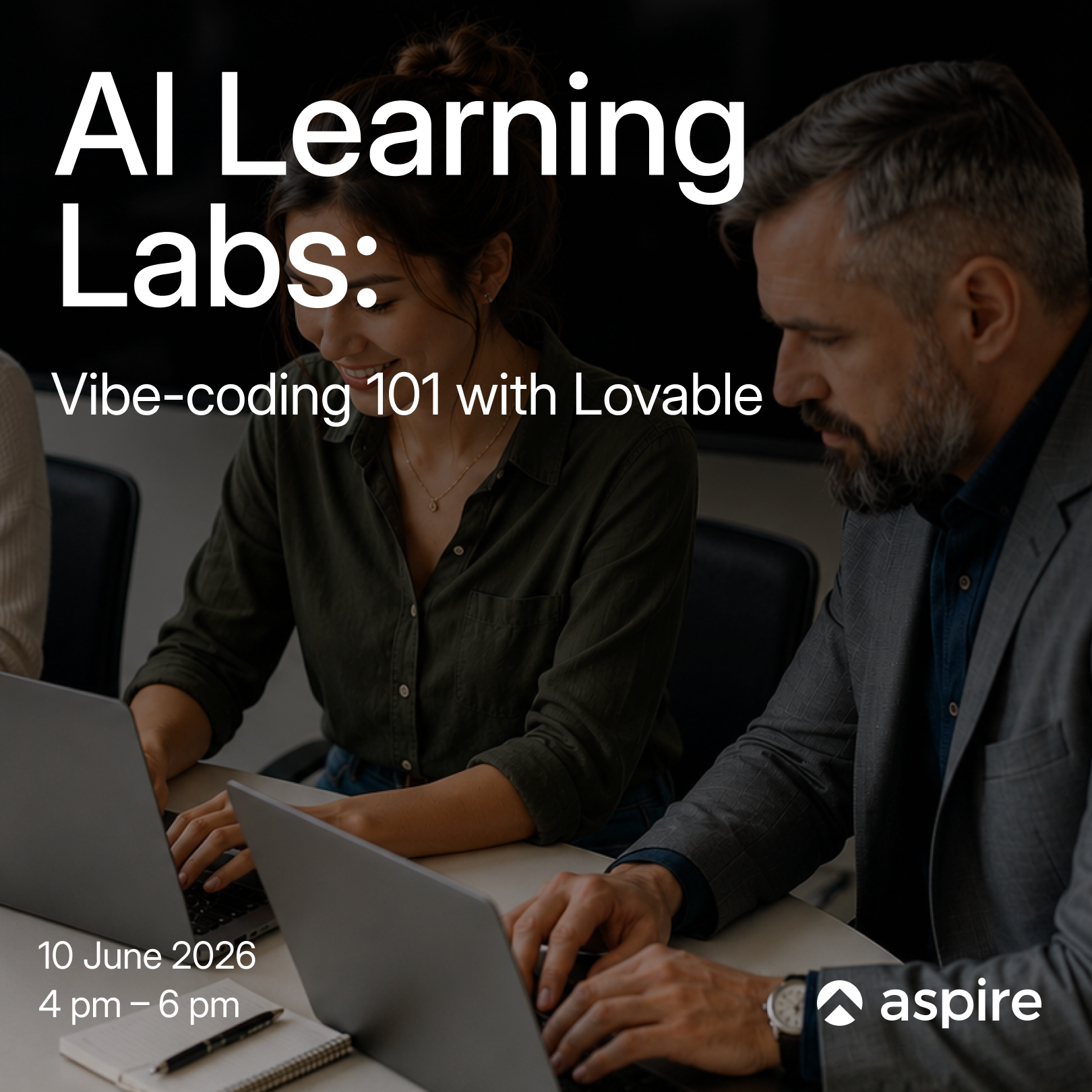Cover art for #AI Learning Labs: Vibe-coding 101 with Lovable — Singapore