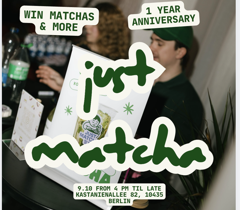 1 ГОД JUST MATCHA 🍵🎂💚