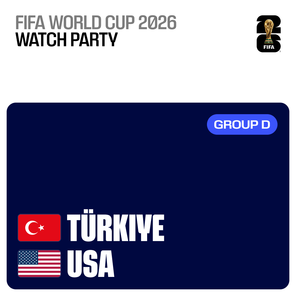 Turkiye vs. USA: Founders Watch Party