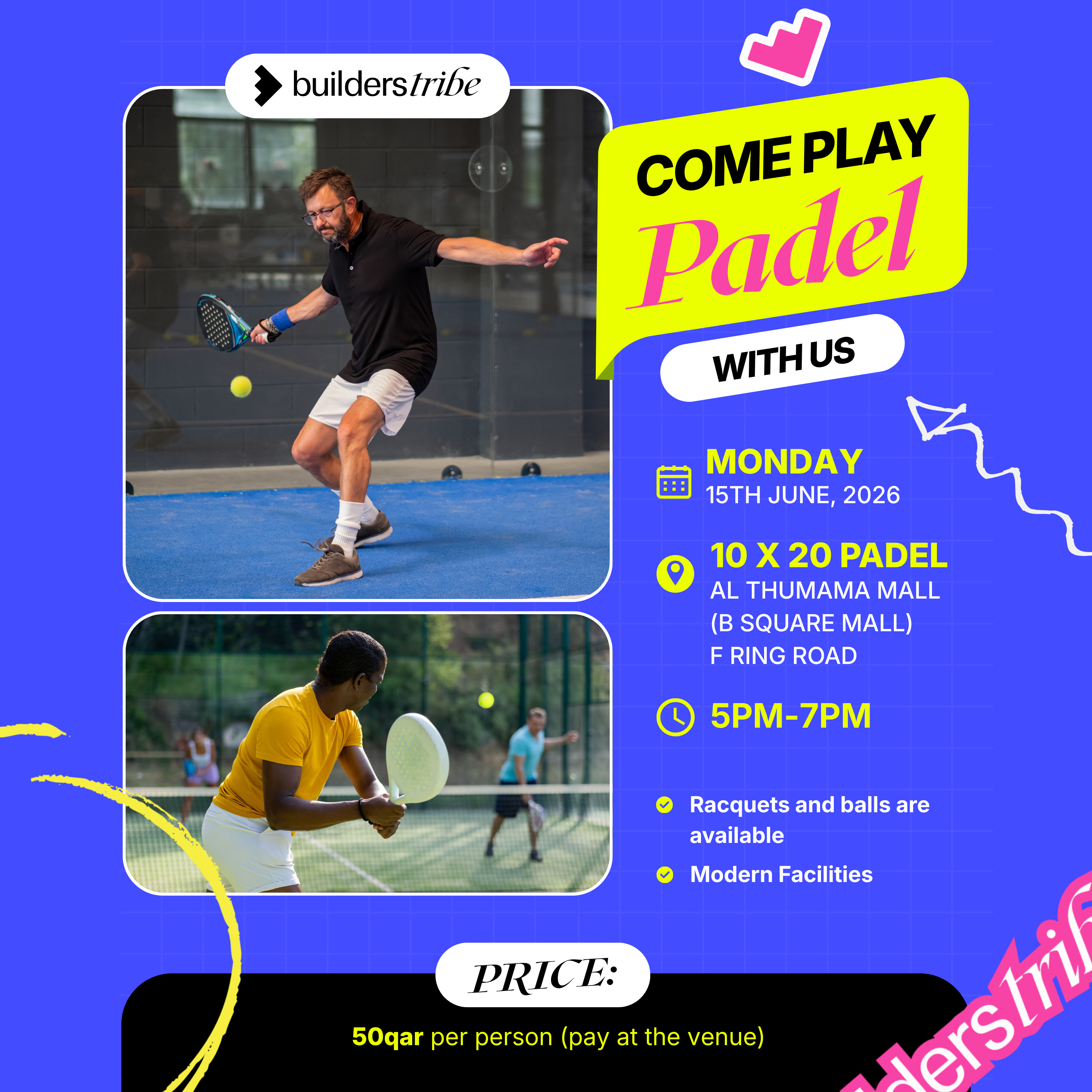 Come Play Padel With Us 🎾