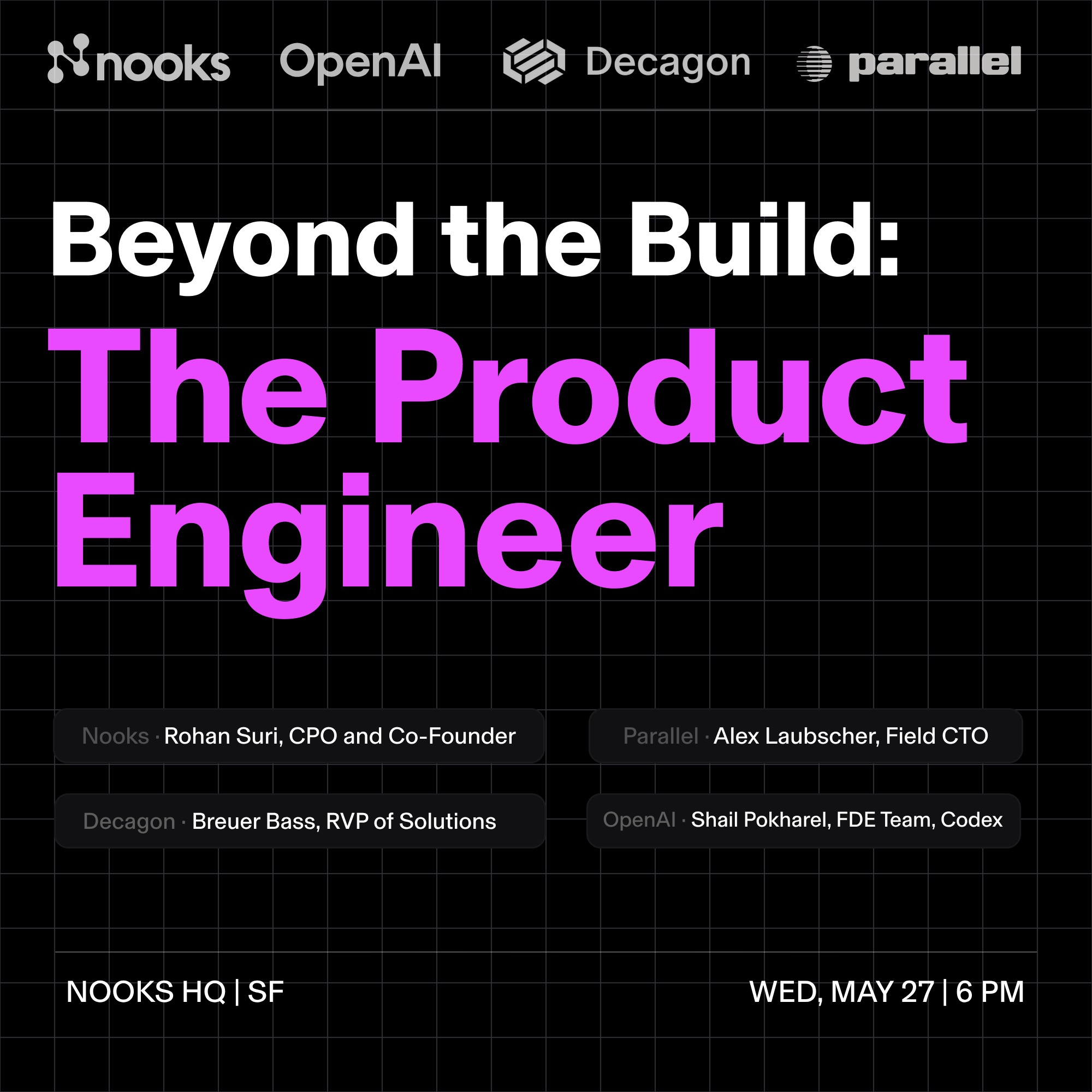 Cover art for #Beyond the Build: Rise of the Product Engineer — San Francisco, CA