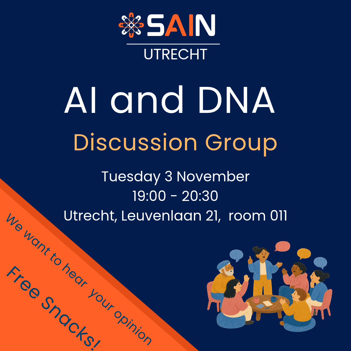 Discussion group - AI and DNA