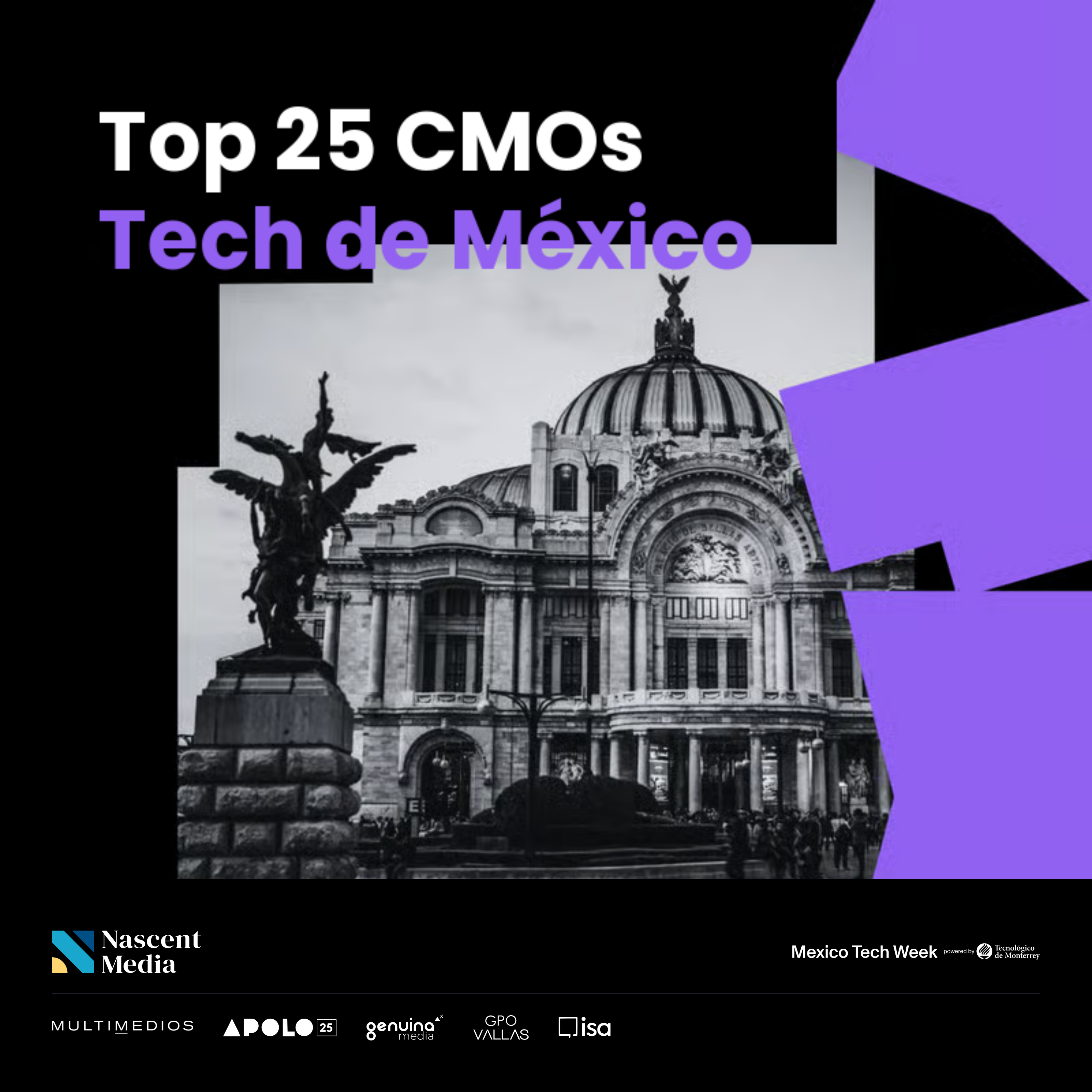 Top 25 CMOs Tech de México
